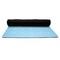 Anchors & Waves Yoga Mat Rolled up Black Rubber Backing