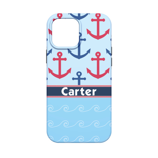 Anchors & Waves iPhone 13 Mini Tough Case - Back