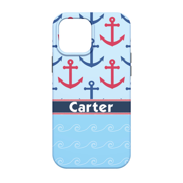Anchors & Waves iPhone 13 Tough Case - Back