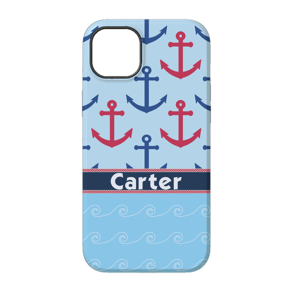 Anchors & Waves iPhone 14 Pro Tough Case - Back