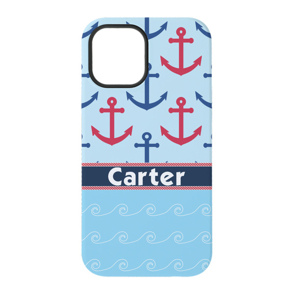Anchors & Waves iPhone 15 Tough Case - Back