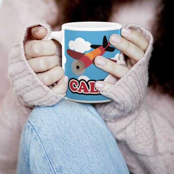 Airplane 11oz Coffee Mug - LIFESTYLE