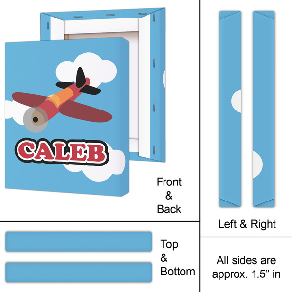 Airplane 11x14 - Canvas Print - Approval