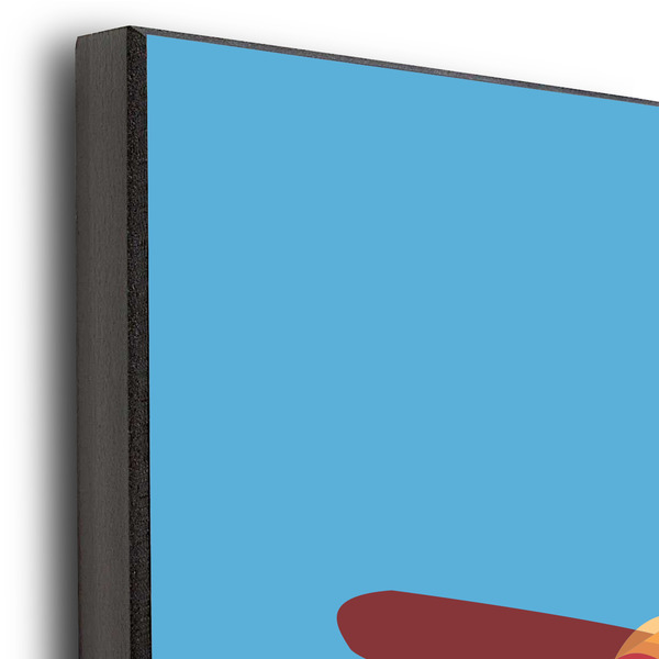 Airplane 11x14 Wood Print - Closeup