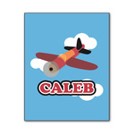 Airplane Wood Print - 11x14 (Personalized)
