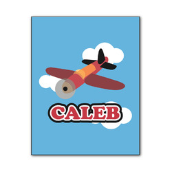Airplane Wood Print - 11x14 (Personalized)