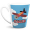 Airplane 12 Oz Latte Mug (Personalized)