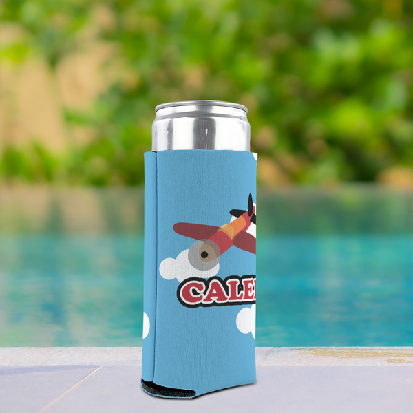 Airplane Can Cooler - Tall 12oz - In Context