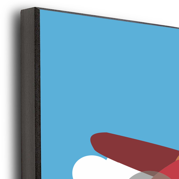 Airplane 12x12 Wood Print - Closeup