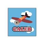Airplane Wood Print - 12x12 (Personalized)