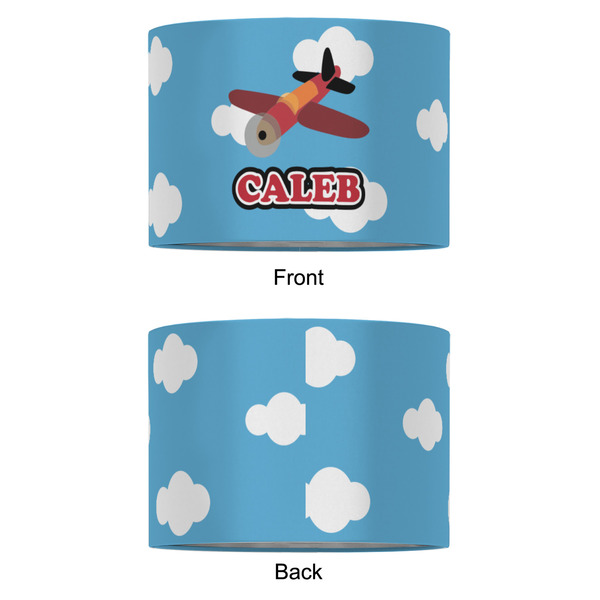Airplane 16" Drum Lampshade - APPROVAL (Fabric)