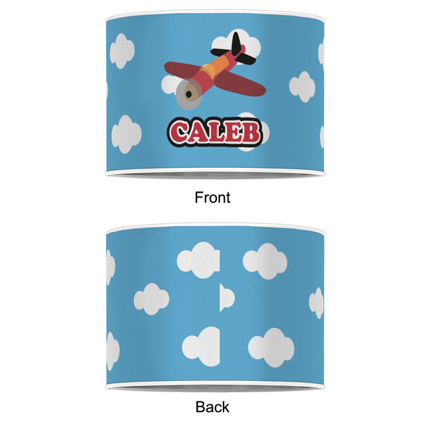 Airplane 16" Drum Lampshade - APPROVAL (Poly Film)