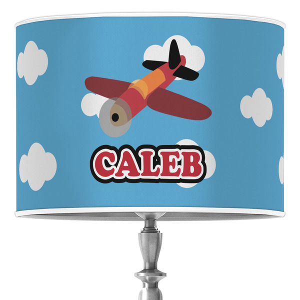 Custom Airplane 16" Drum Lamp Shade - Poly-film (Personalized)