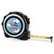 Airplane 16 Foot Black & Silver Tape Measures - Front