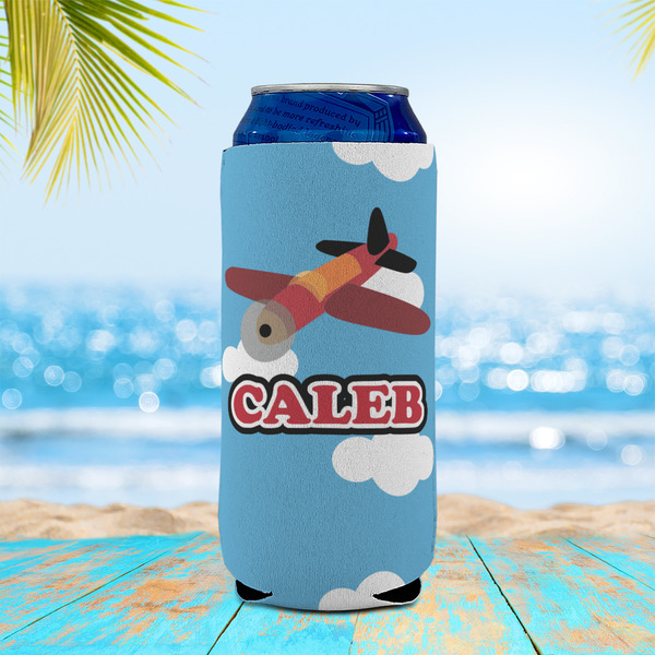 Airplane 16oz Can Sleeve - LIFESTYLE