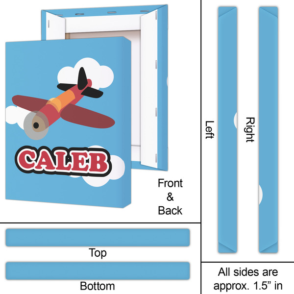 Airplane 16x20 - Canvas Print - Approval