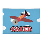 Airplane 2' x 3' Patio Rug (Personalized)