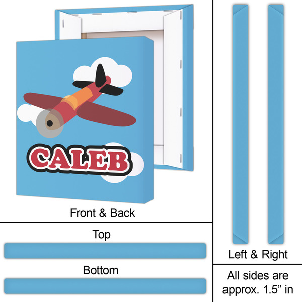 Airplane 20x24 - Canvas Print - Approval