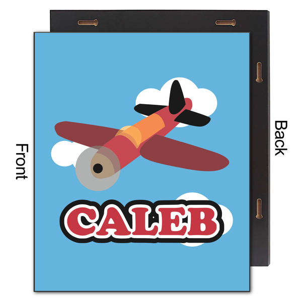 Airplane 20x24 Wood Print - Front & Back View