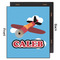 Airplane 20x24 Wood Print - Front & Back View