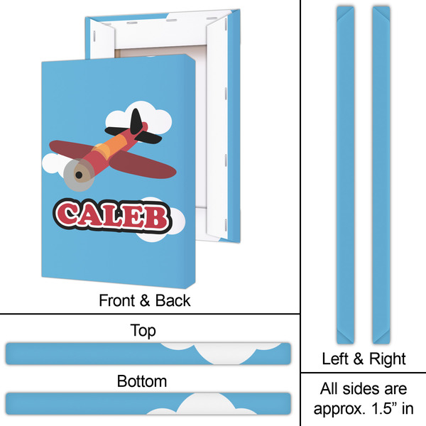 Airplane 20x30 - Canvas Print - Approval