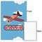 Airplane 20x30 - Matte Poster - Front & Back