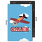 Airplane 20x30 Wood Print - Front & Back View