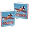 Airplane 3-Ring Binder Front and Back