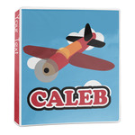 Airplane 3-Ring Binder - 1 inch (Personalized)