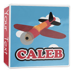 Airplane 3-Ring Binder - 2 inch (Personalized)