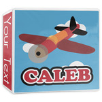 Airplane 3-Ring Binder - 3 inch (Personalized)