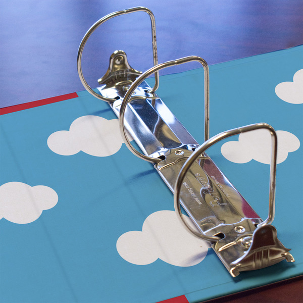 Airplane 3 Ring Binders - Full Wrap - 3" - DETAIL