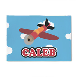 Airplane 4' x 6' Indoor Area Rug (Personalized)