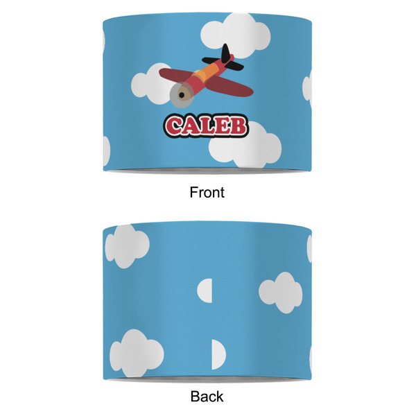 Airplane 8" Drum Lampshade - APPROVAL (Fabric)