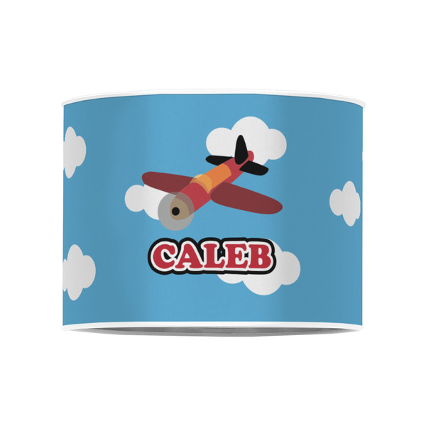 Airplane 8" Drum Lampshade - FRONT (Poly Film)