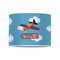 Airplane 8" Drum Lampshade - FRONT (Poly Film)