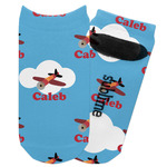 Airplane Adult Ankle Socks (Personalized)