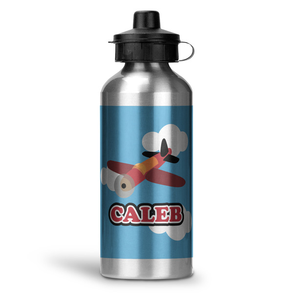 Custom Airplane Water Bottles - 20 oz - Aluminum (Personalized)