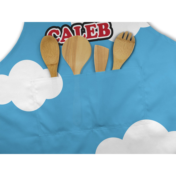 Airplane Apron - Pocket Detail with Props