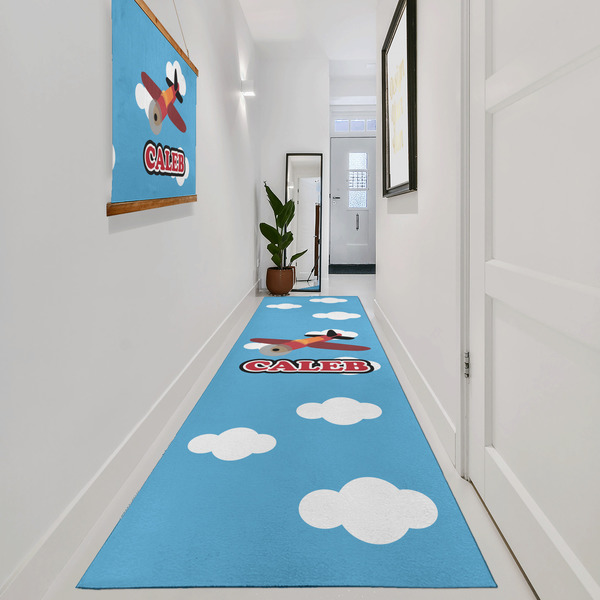 Airplane Area Rug Sizes - In Context (vertical)