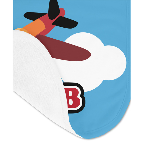 Airplane Baby Bib - AFT detail