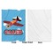 Airplane Baby Blanket (Single Side - Printed Front, White Back)