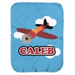 Airplane Baby Swaddling Blanket (Personalized)