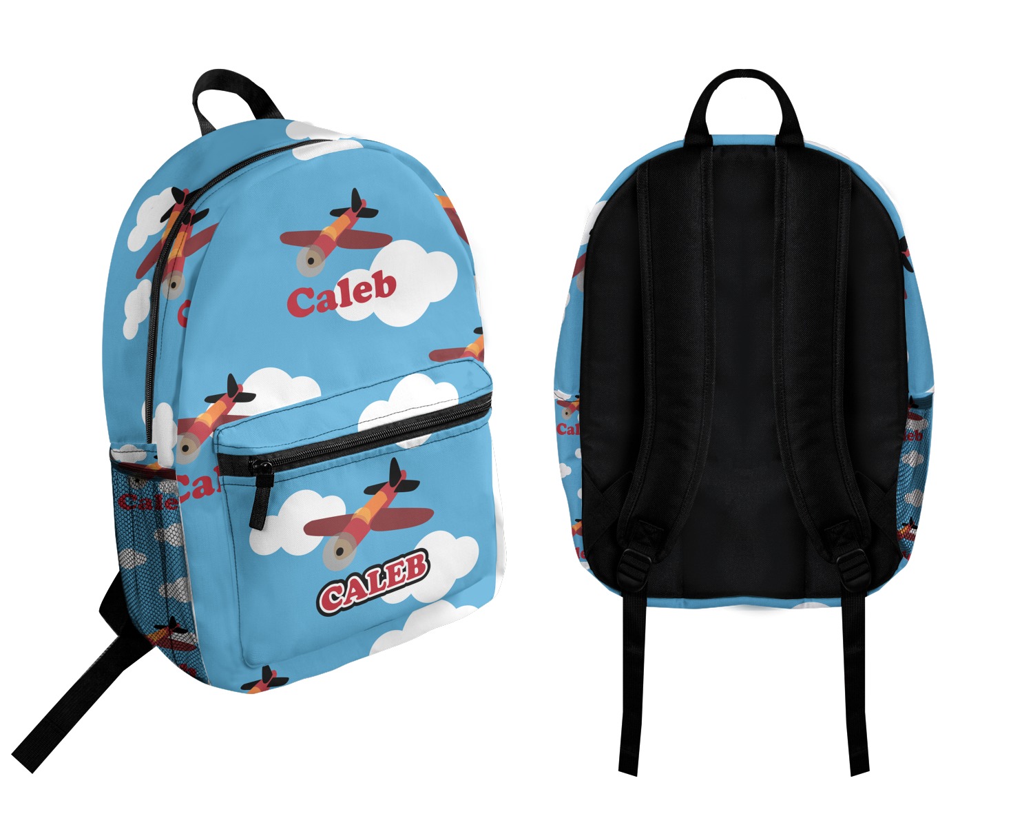 Custom Airplane Student Backpack (Personalized) YouCustomizeIt