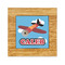 Airplane Bamboo Trivet with 6" Tile - FRONT