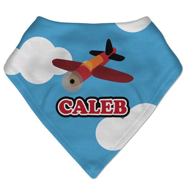 Custom Airplane Bandana Bib (Personalized)