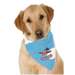 Airplane Dog Bandana Scarf w/ Name or Text