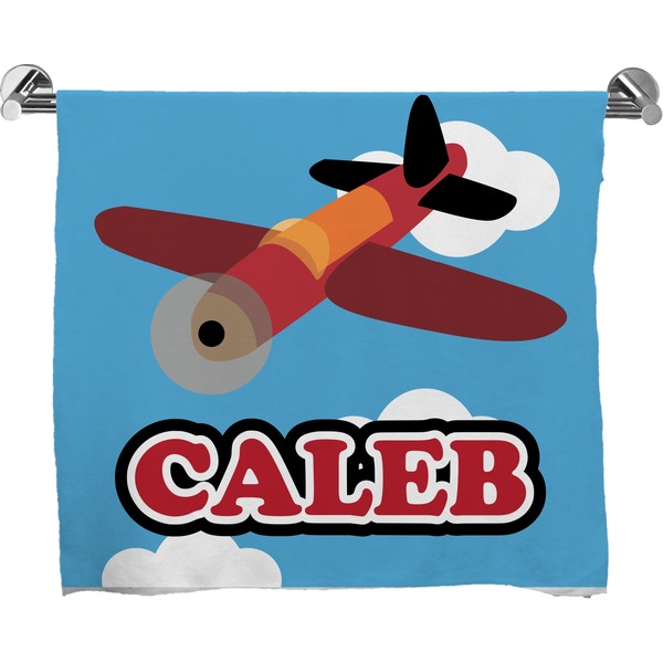Custom Airplane Bath Towel (Personalized)