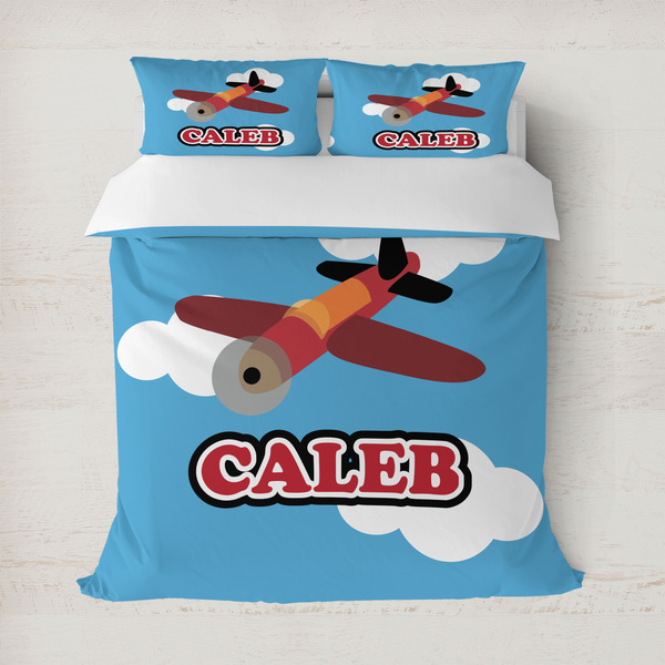 Custom Airplane Duvet Cover (Personalized)