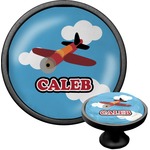Airplane Cabinet Knob (Black) (Personalized)